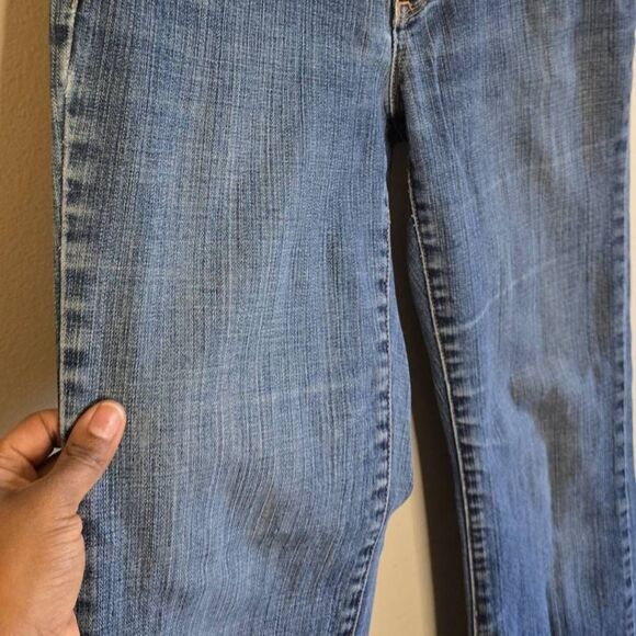 Vintage GAP Jeans Women’s Size 6 Blue Low Rise Bootcut Flare Stretch Denim Y2K - Picture 11 of 14